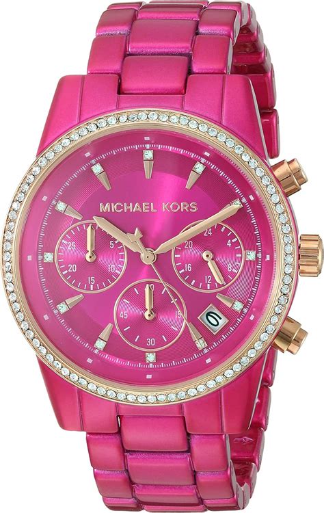 michael kors pink watch amazon|Michael Kors Watch uk.